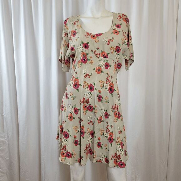 Dress to kill womens one size fits all multi color floral dress - Picture 6 of 7